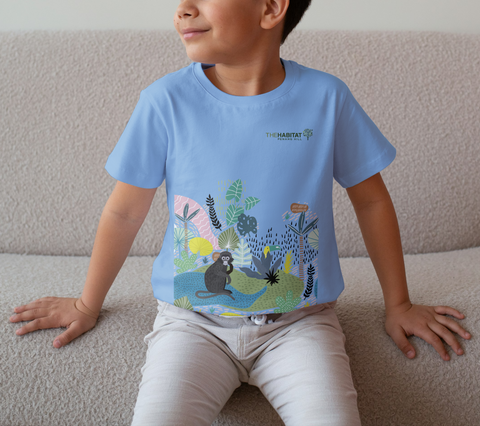 The Habitat Penang Hill Cotton Tshirt - Langur (Kid size)