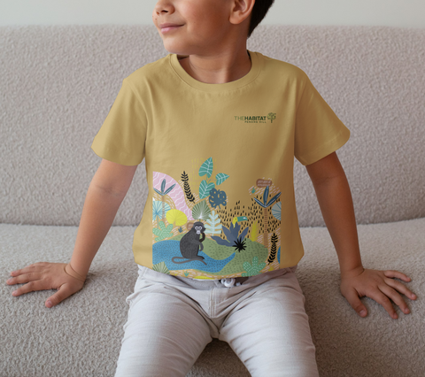 The Habitat Penang Hill Cotton Tshirt - Langur (Kid size)